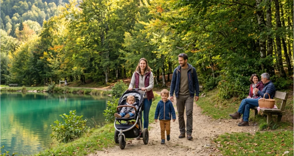 Passeggiata in famiglia al lago Bethmale