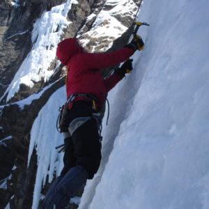 Ice waterfall